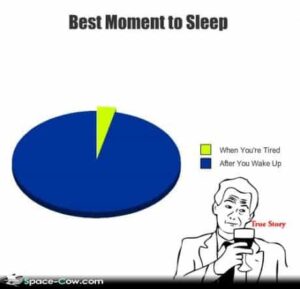 When you really want to sleep