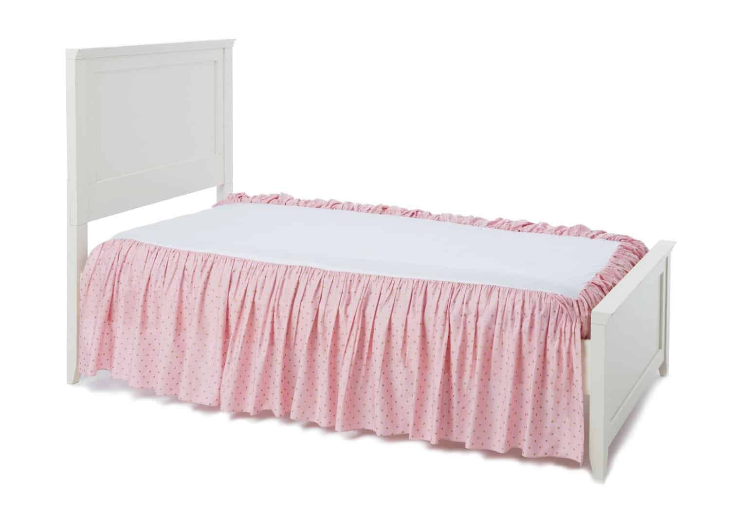 Box spring bed skirt