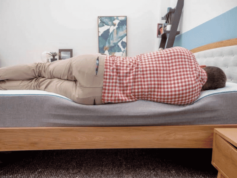 An old mattress will lose its ability to cradle your hips and shoulders.