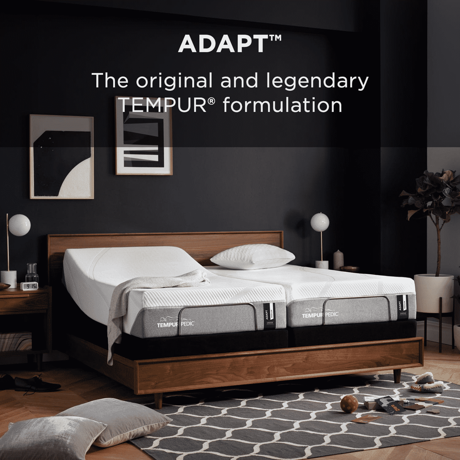 A Tempurpedic mattress will conform to the shape of the body, and keep the spine and neck aligned.