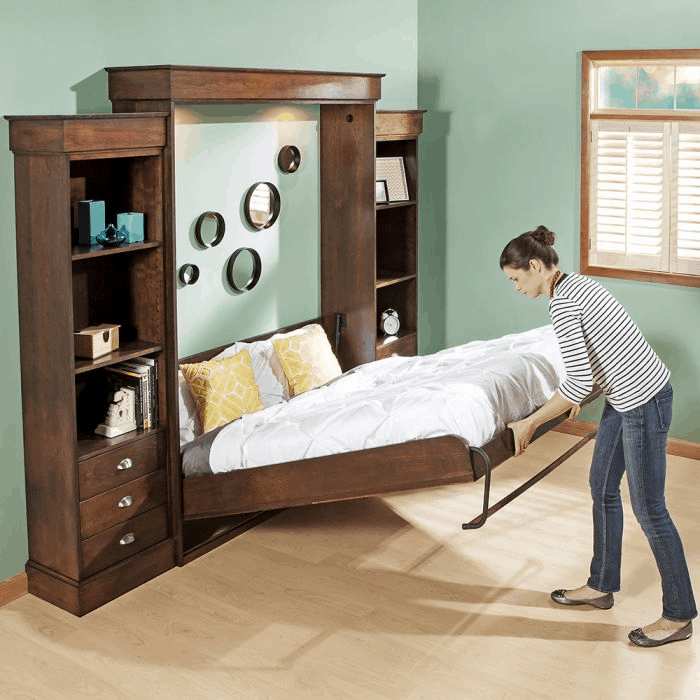 How Does A Murphy Bed Work What S The, How To Make A Bed Fold Into The Wall Step By