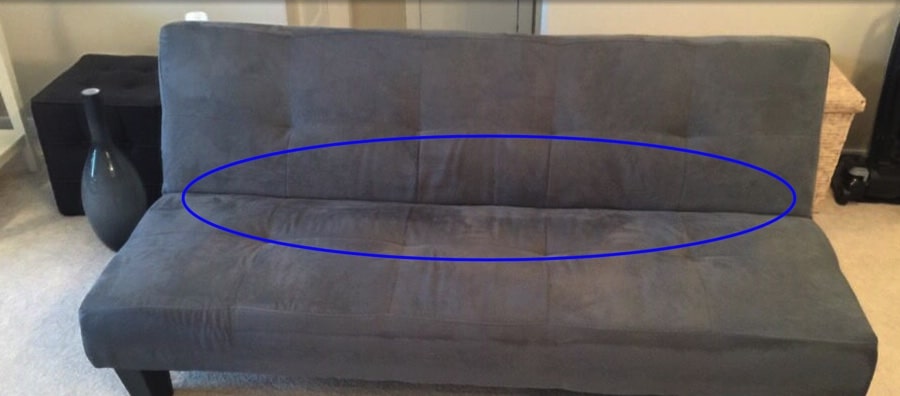 Repeated stress can make a futon mattress sag.