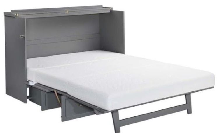 Murphy beds vs. trundle day beds tend to take up less overall floor space when folded.