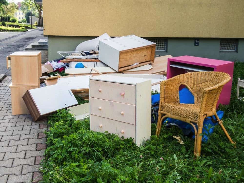 Mattress foundation disposal.