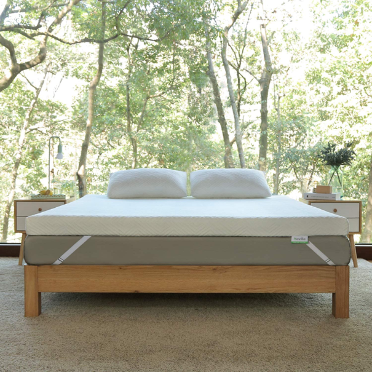 Ayer Comfort 3 Inch Memory Foam Mattress Topper Double Sided Firm and Soft Made in The USA King Size Graphite Gel and Cool Flow Technology Ayer Comfort 3 Inch Memory Foam Mattress Topper Double Sided Firm and Soft Made in The USA King Size Graphite Gel and Cool Flow Technology