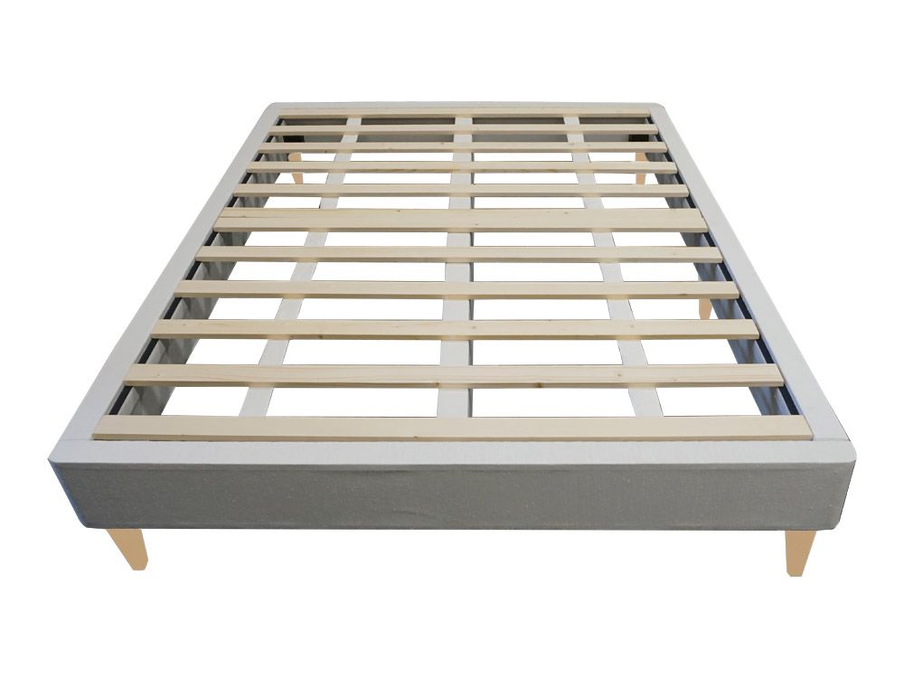 Hemp Upholstered Platform Bed