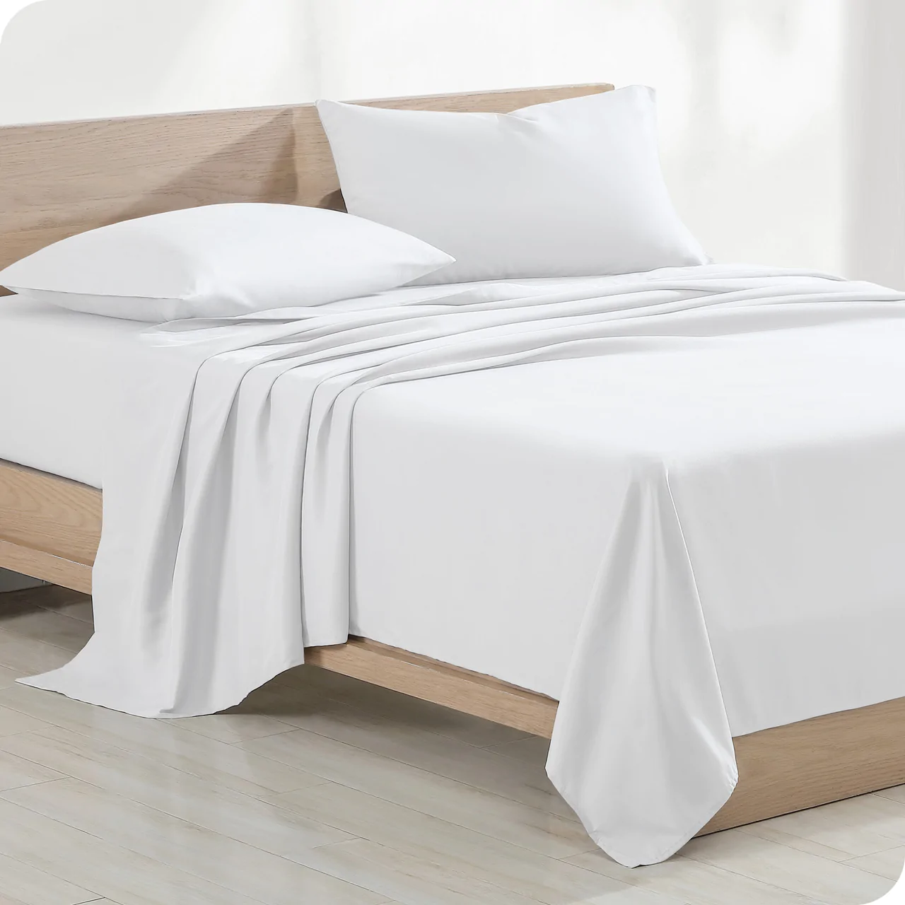 Bare Organic cotton percale sheet set