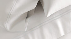 Saatva Embroided Sateen Sheet
