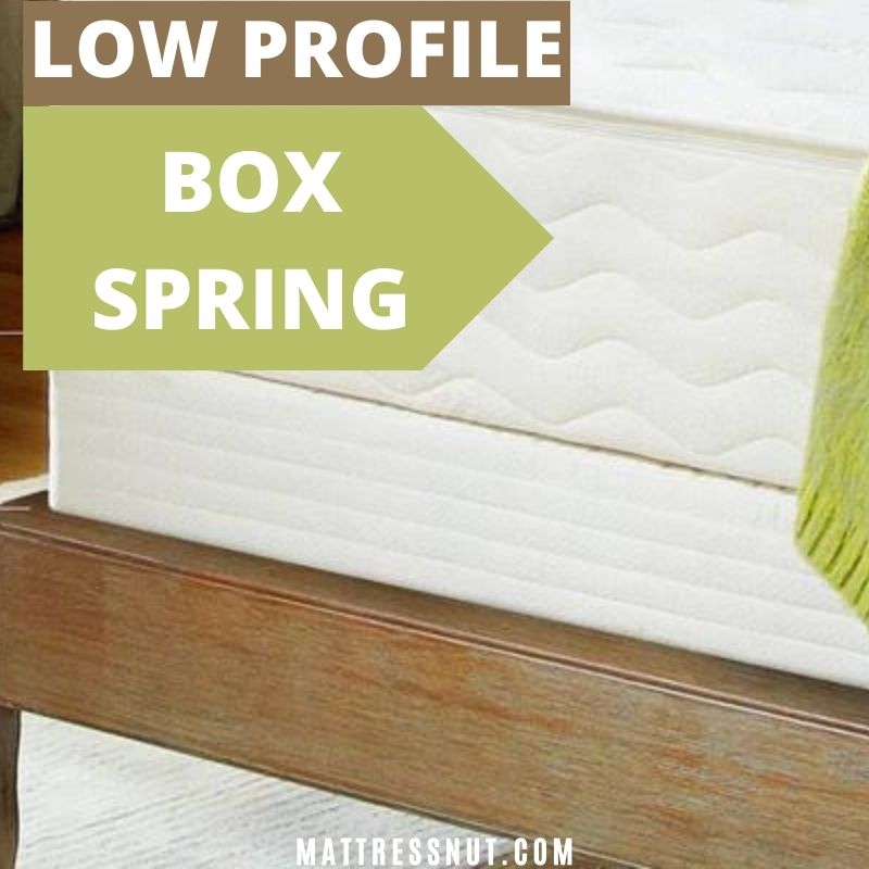 Low profile box spring