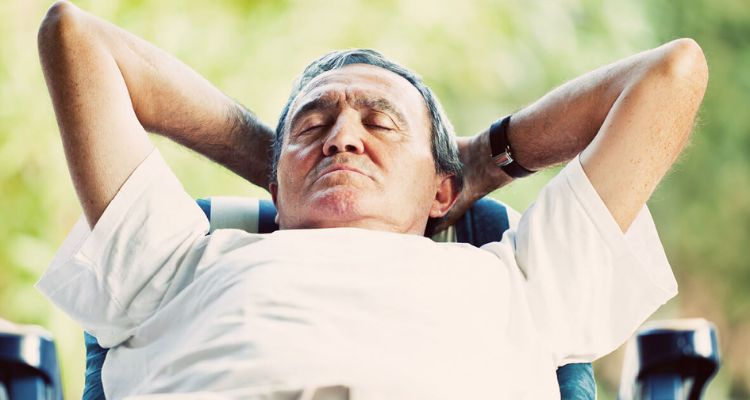 elderly falling asleep while sitting reasons