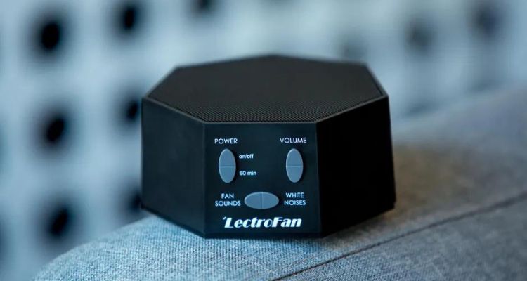 White noise machines instead earplugs for sleeping