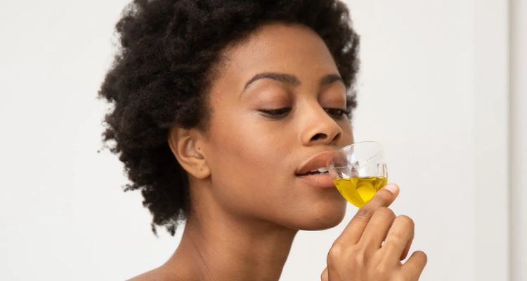 drink olive oil before bed