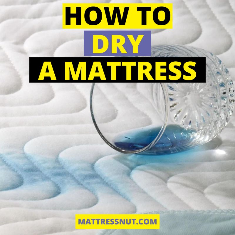 how to dry a mattress
