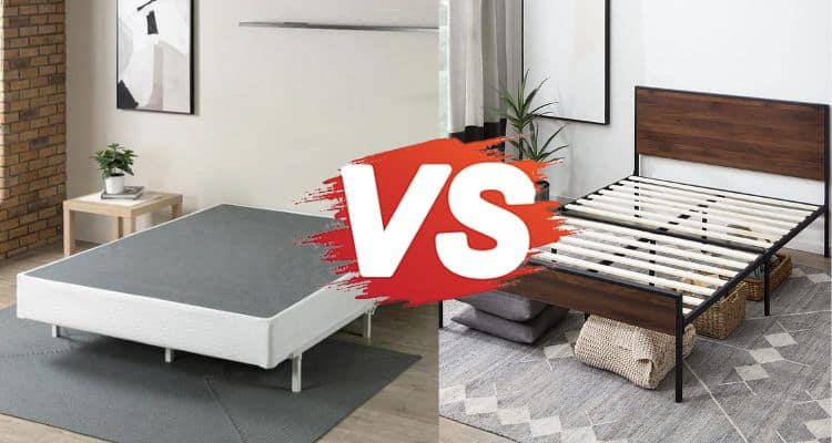 Box Spring vs Bed Frame difference