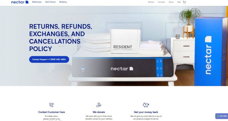 nectar refund policy