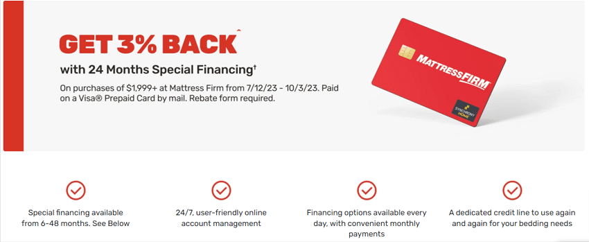 What is Mattress Firm or Synchrony Home Credit Card