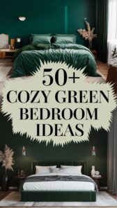 40+ Cozy Green Bedroom Ideas we love - Mattress Nut