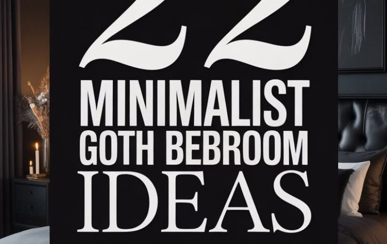 22 Stunning Minimalist Goth Bedroom Ideas for the Perfect Dark Aesthetic
