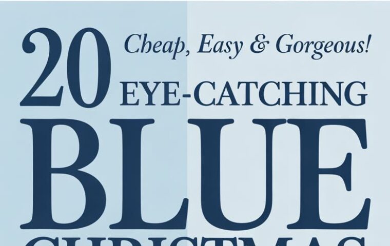 20 Stunning Blue Christmas Decor Ideas for a Festive Touch