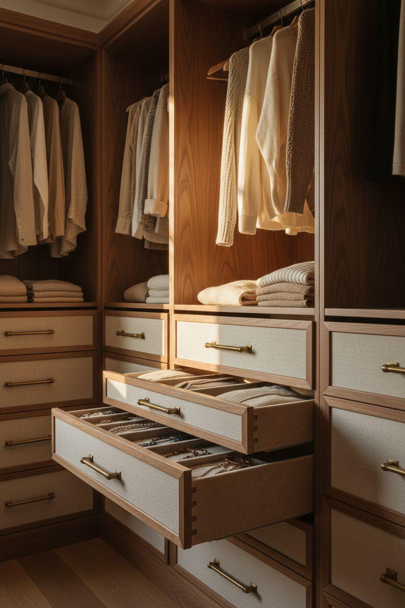 Sliding Wardrobe Design Bedroom Ideas - custom compartment organization