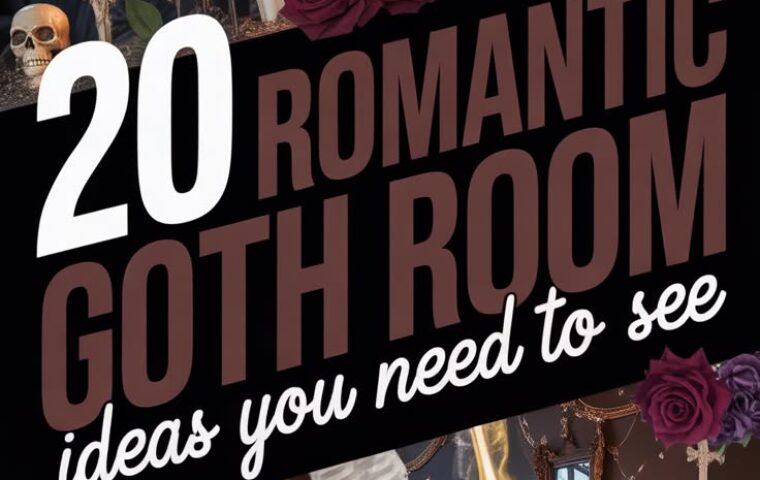 20 Stunning Romantic Goth Room Ideas for the Perfect Dark Feminine Aesthetic
