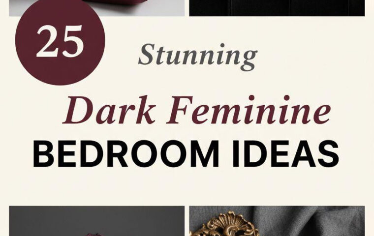25 Stunning Dark Feminine Bedroom Ideas You’ll Love