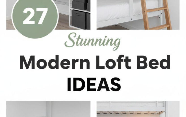 27 Stunning Modern Loft Bed Ideas You’ll Love