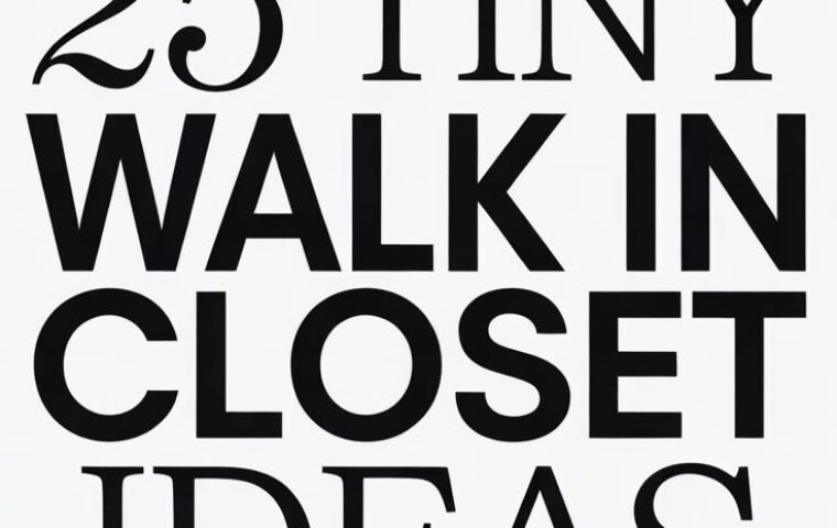 25 Gorgeous Mini Walk In Closet Ideas for Small Spaces