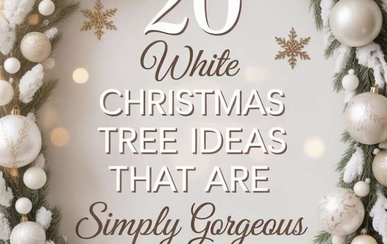 20 Stunning White Christmas Tree Ideas I Love