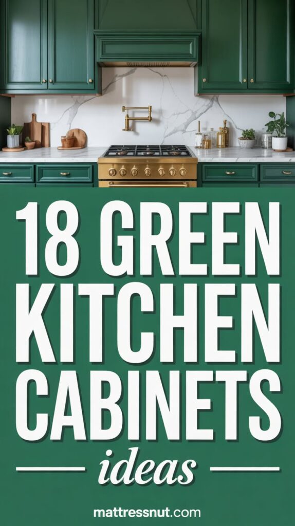 18Green Kitchen Cabinets-ideas2