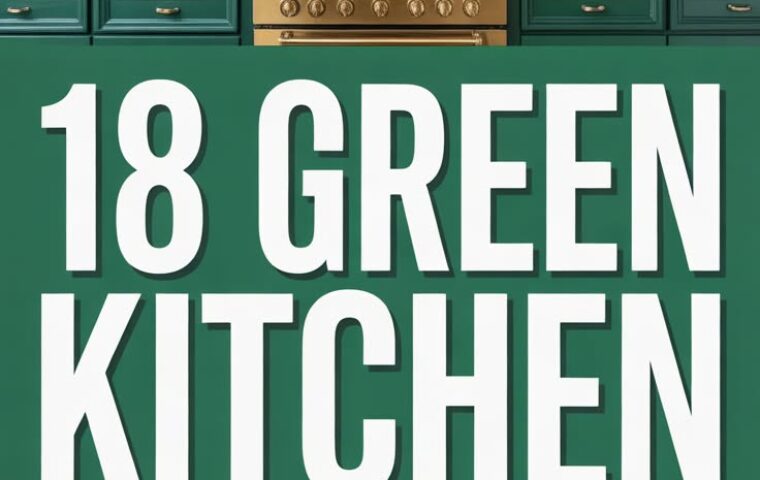 18 Stunning Green Kitchen Cabinets Ideas for a Cozy and Trendy Space
