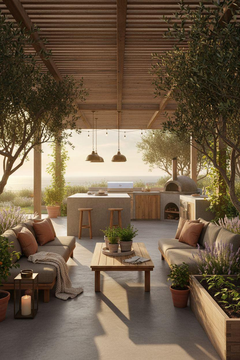 Bloxburg backyard ideas - full California outdoor living space