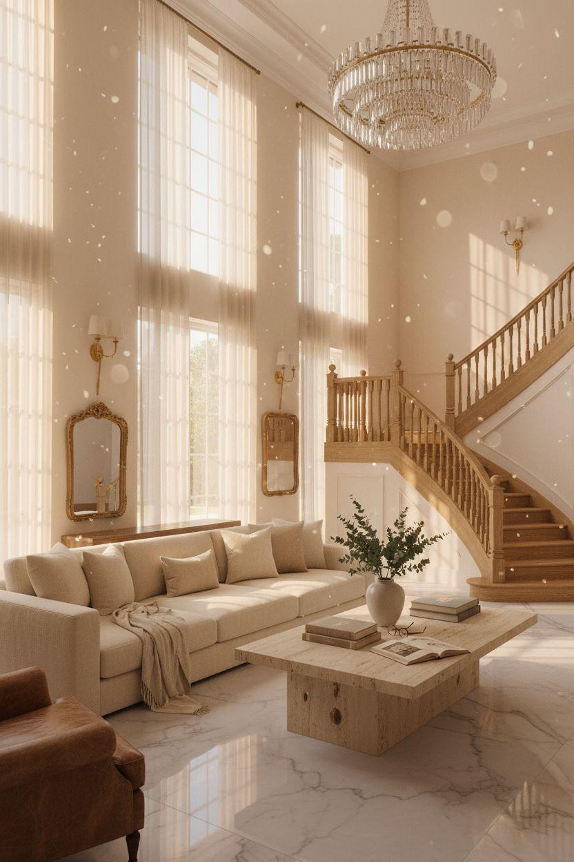 Bloxburg House Layouts - Hamptons mansion interior