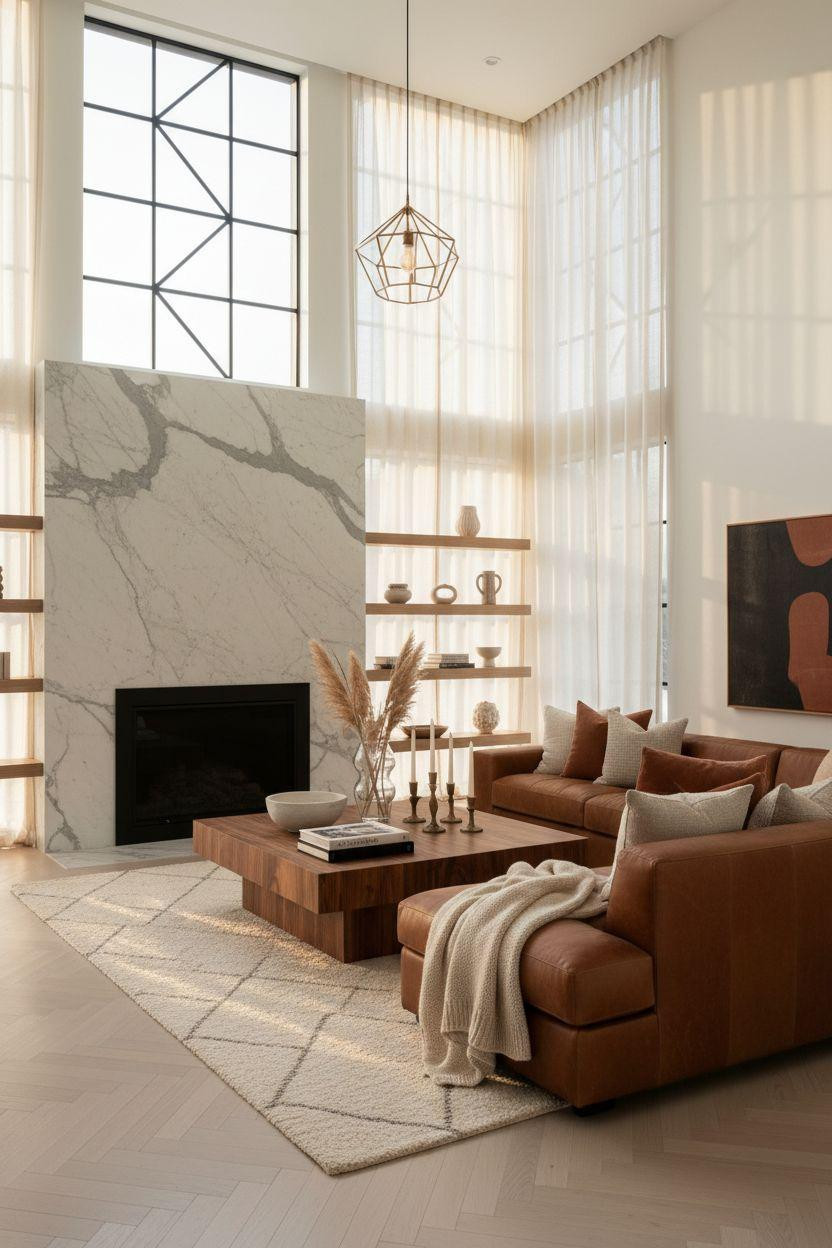 Bloxburg House Layouts - California coastal mansion interior