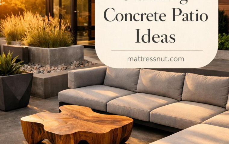 16 Stunning Concrete Patio Ideas for Modern Outdoor Living