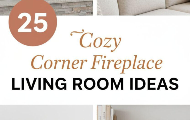25 Cozy Corner Fireplace Living Room Layouts You’ll Love