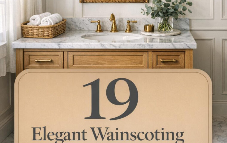 19 Elegant Wainscoting Bathroom Ideas for Classic Homes