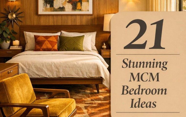 21 Stunning MCM Bedroom Ideas for Retro Modern Style