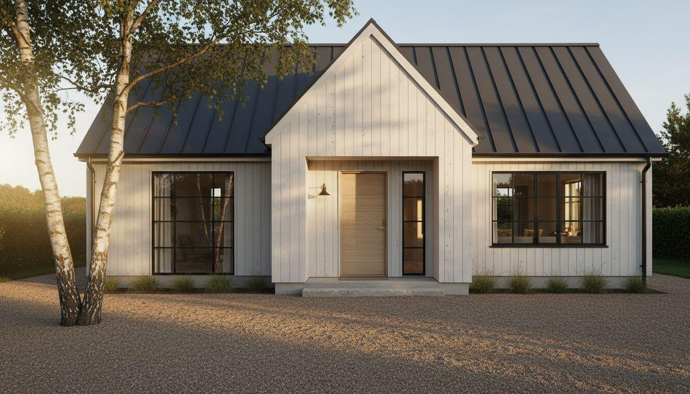 Modern Cottage Homes - minimalist cottage in Denmark