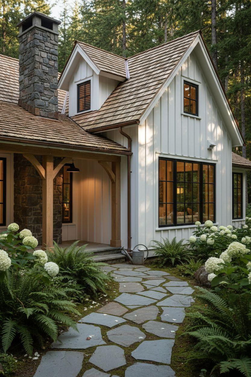 Modern Cottage Homes - Pacific Northwest forest cottage