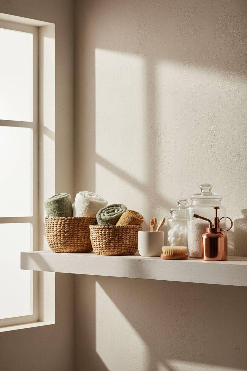 Bathroom Shelf Ideas - bathroom shelf organization