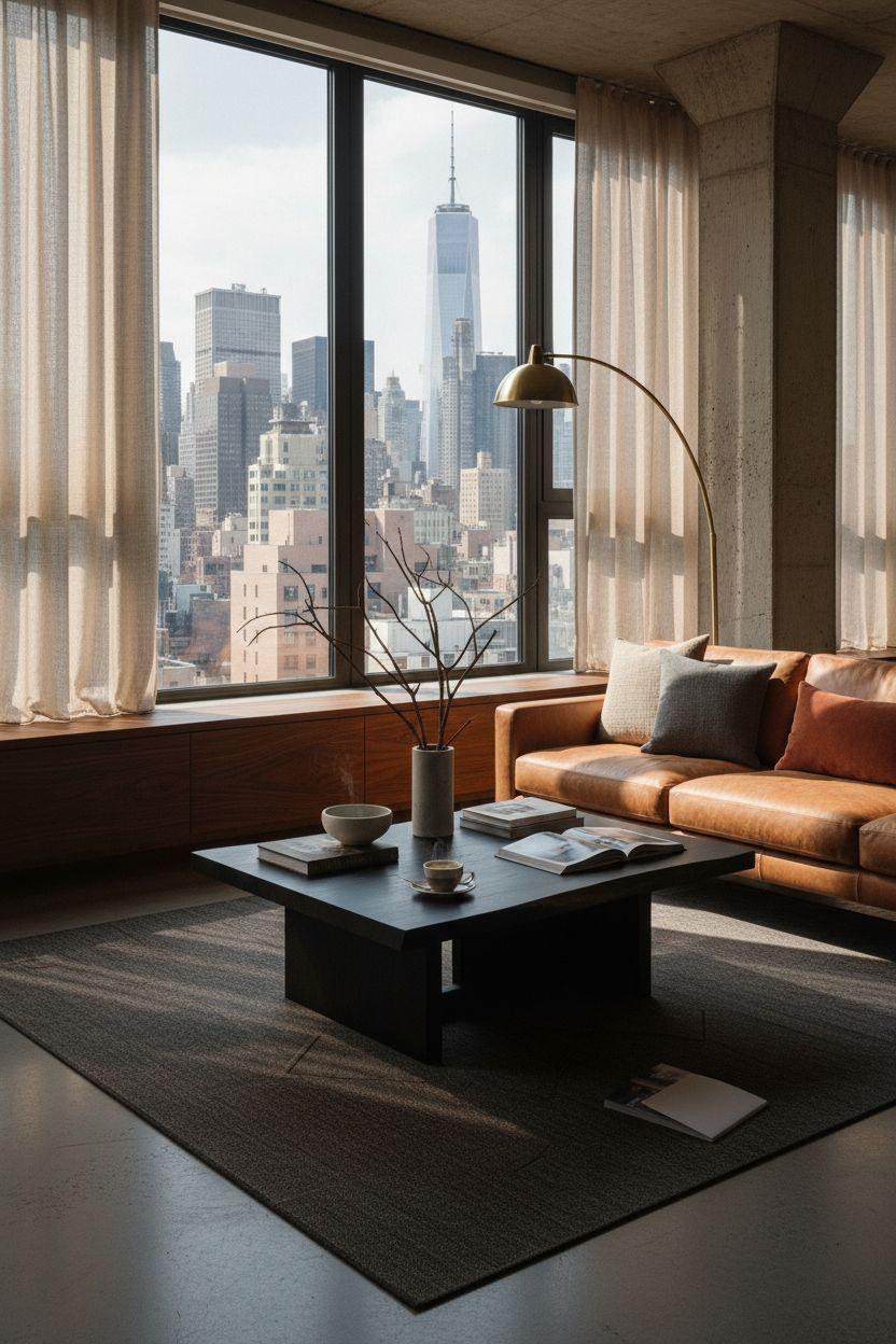 Penthouse Apartment - small space industrial design