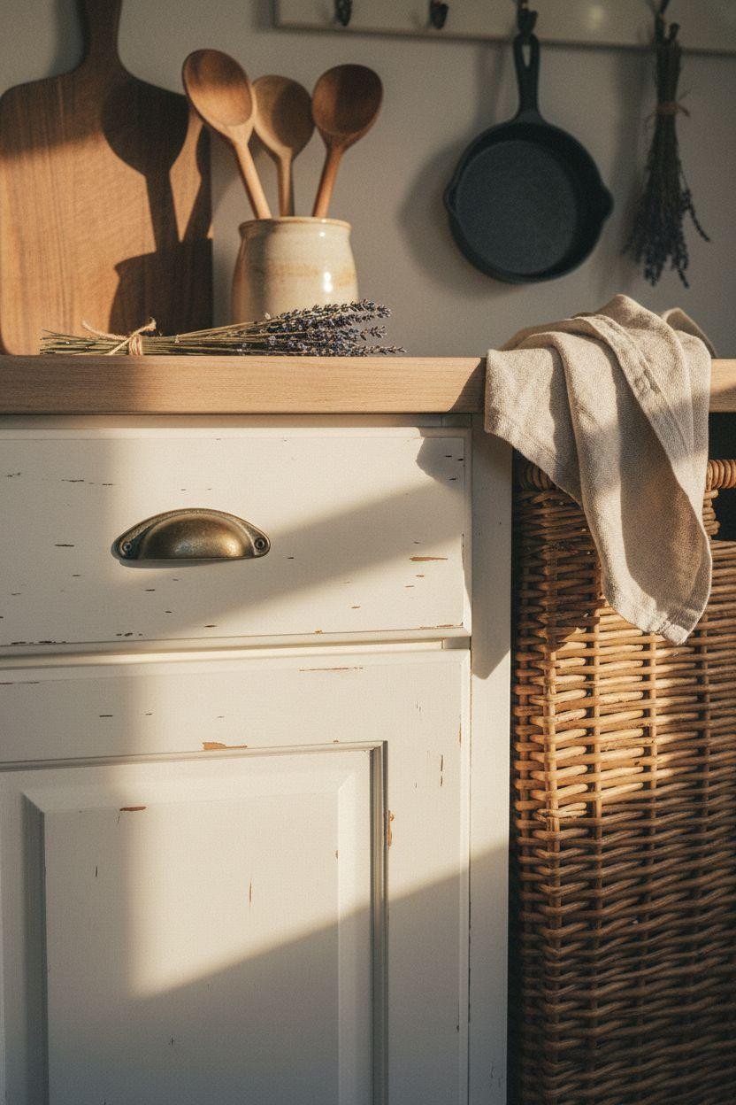 Tiny Farmhouse Kitchen hardware detail