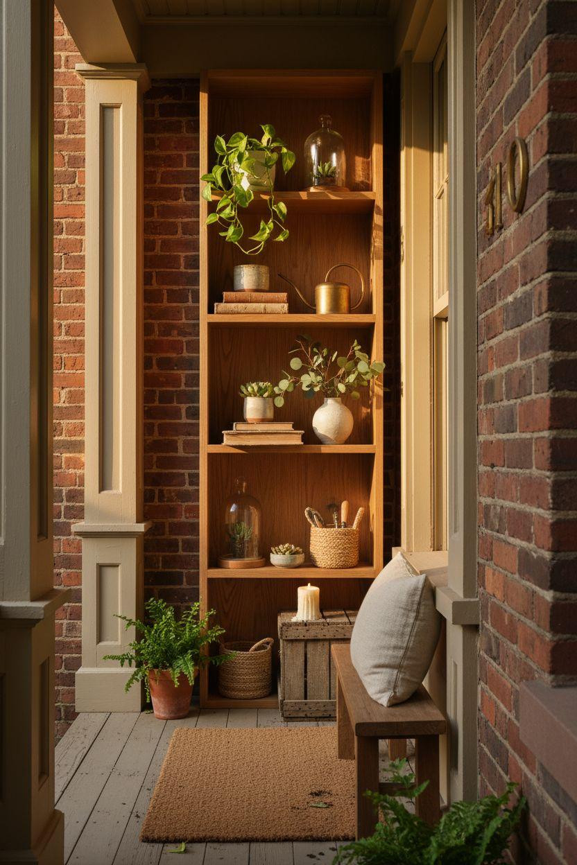 Small Front Porch Ideas - vertical garden wall display