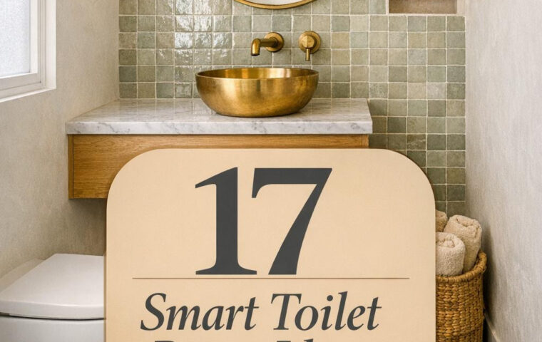 17 Smart Small Toilet Room Ideas to Maximize Your Space