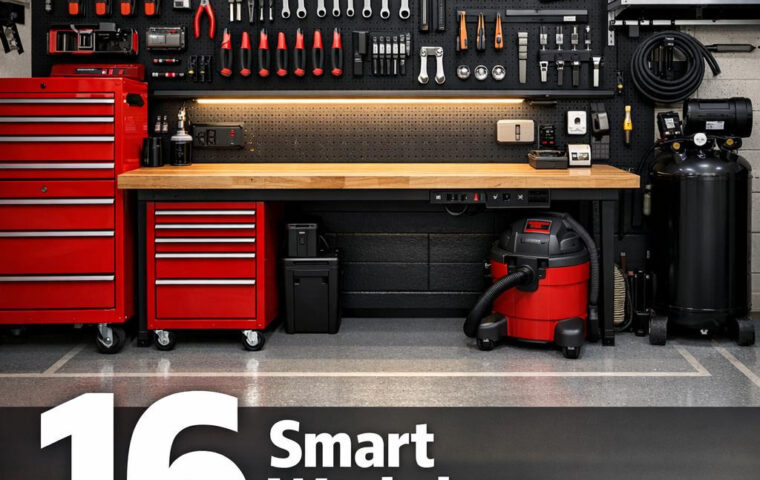 16 Smart Garage Workshop Layout Ideas to Maximize Your Space