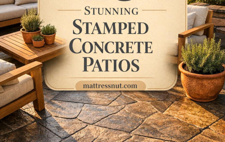 25 Stunning Stamped Concrete Patio Ideas to Inspire You