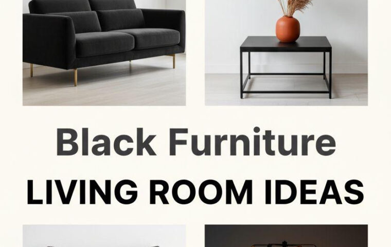 12+ Stunning Black Furniture Living Room Ideas You’ll Love