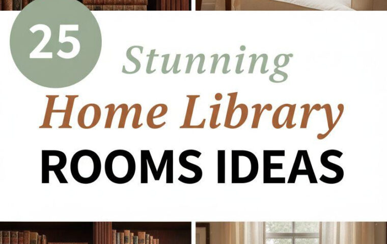 25 Stunning Home Library Rooms Ideas You’ll Want To Copy
