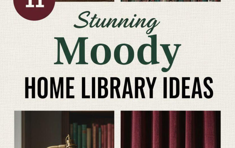 11 Stunning Moody Home Library Ideas You’ll Love